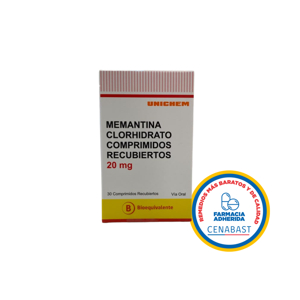 MEMANTINA 20 MG X 30 COM CENABAST
