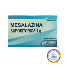 MESALAZINA 1 GR X 10 SUPOSITORIOS CENABAST