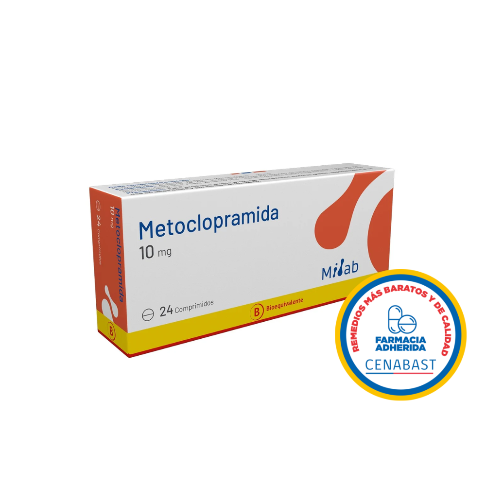 METOCLOPRAMIDA COM 10 MG X 24 MLB CENABAST