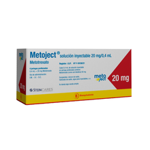 METOJECT® 20 MG/0.4 ML X 4 JERINGAS PRE-LLENADAS