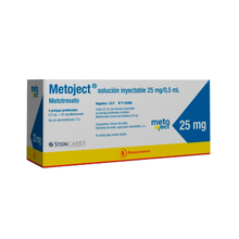 METOJECT® 25 MG/0.5 ML X 4 JERINGAS PRE-LLENADAS
