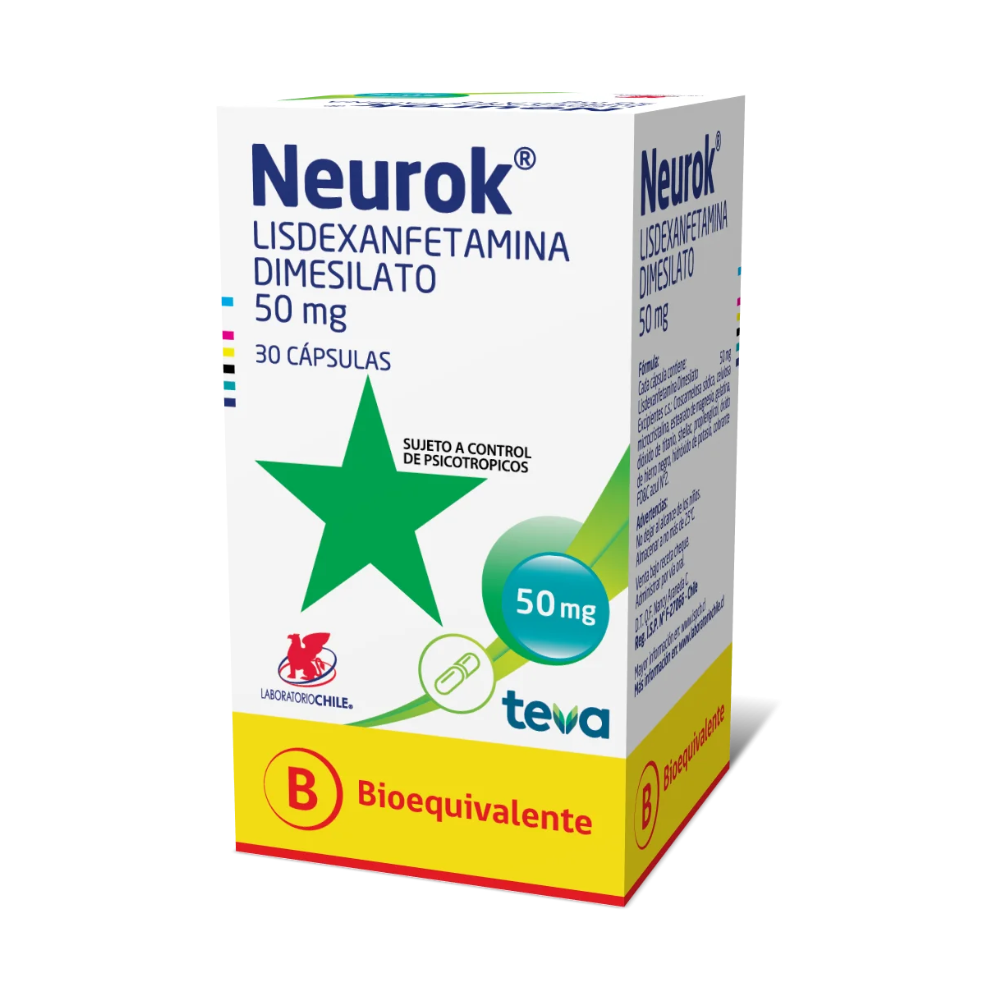 NEUROK 50 MG X 30 CAPSULAS