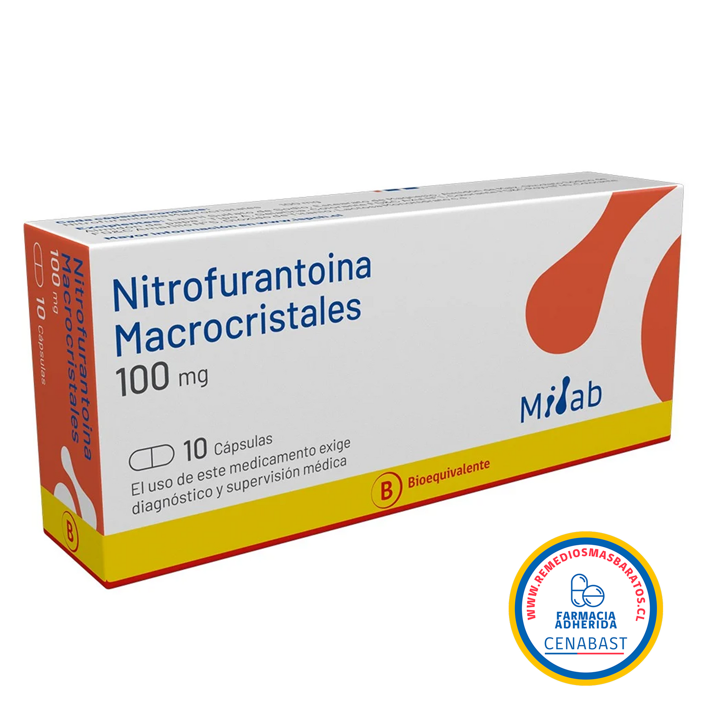 NITROFURANTOINA MACROCRISTALES 100 MG X 30 CÁPSULAS