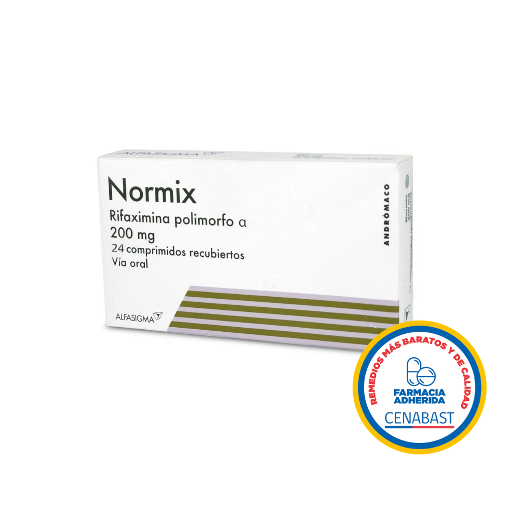 NORMIX 200 MG X 24 COMPRIMIDOS CENABAST