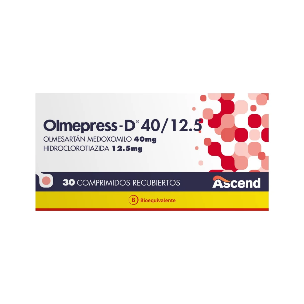 OLMEPRESS-D 40/12.5 MG X 30 COMPRIMIDOS