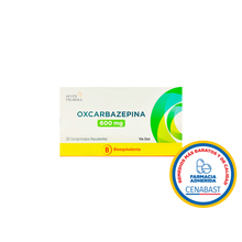 OXCARBAZEPINA 600 MG CAJ 30 CM REC CENABAST
