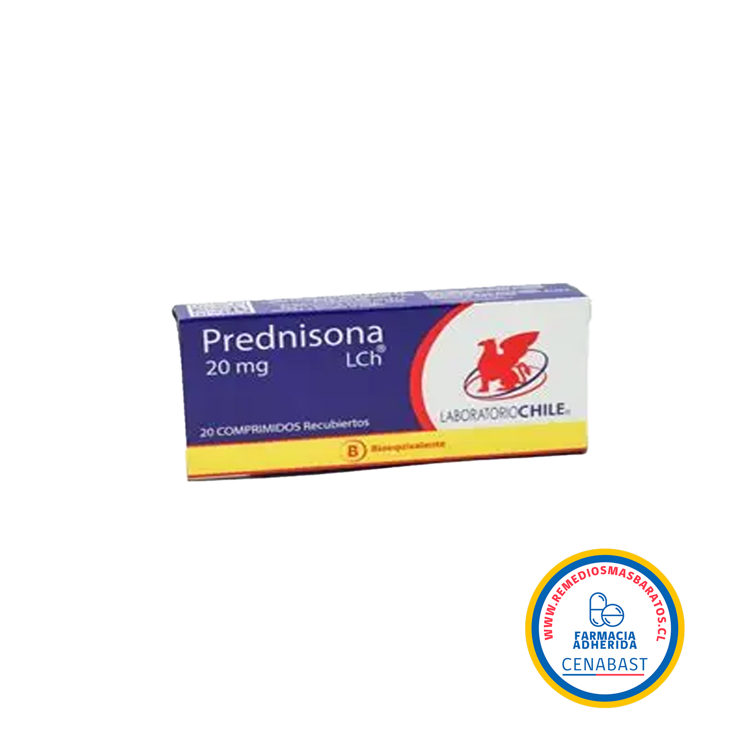 PREDNISONA 20 MG X 20 COMPRIMIDOS