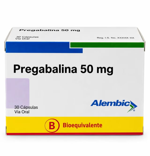 PREGABALINA 50 MG X 30 CAPSULAS CENABAST