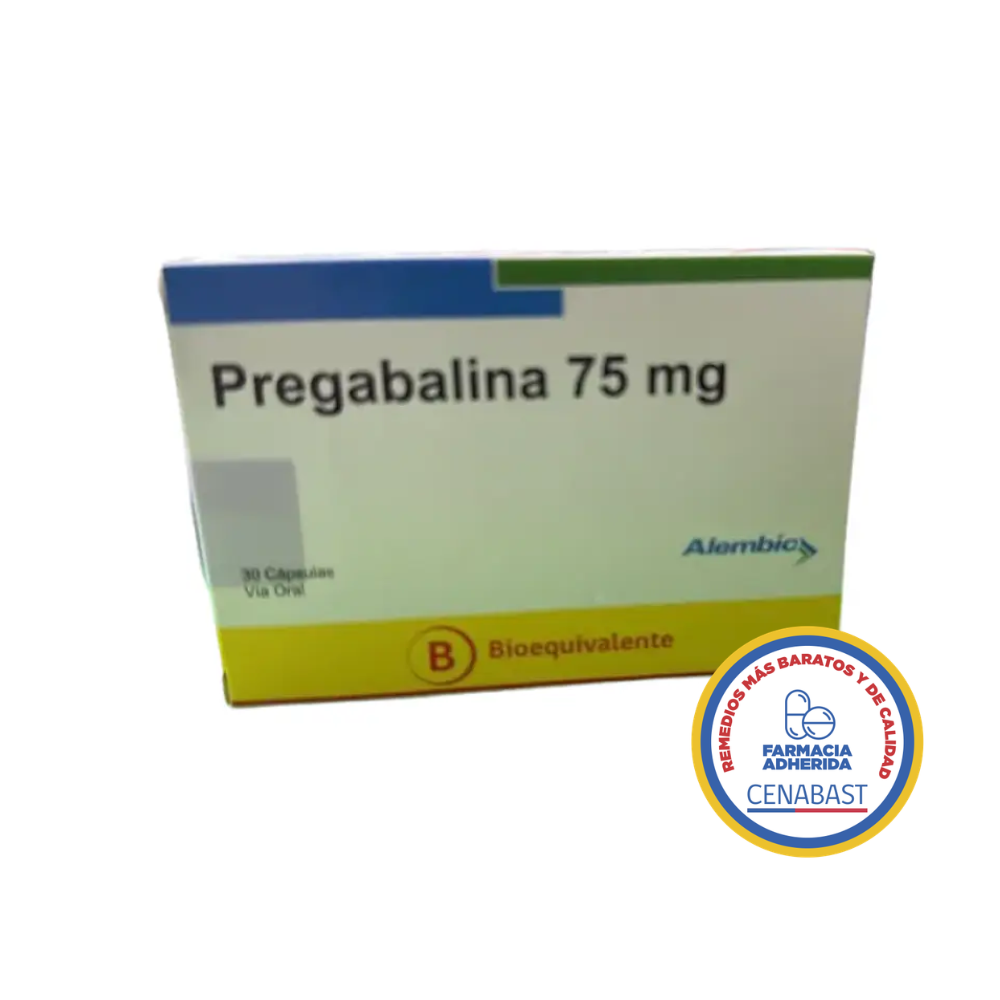 PREGABALINA 75 MG X 30 CAPSULAS CENABAST