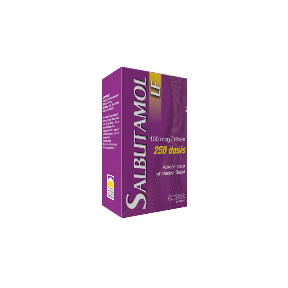 SALBUTAMOL INH. LF X 250 DOSIS