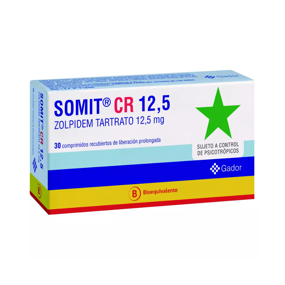 SOMIT CR 12.5 MG X 30 COMPRIMIDOS