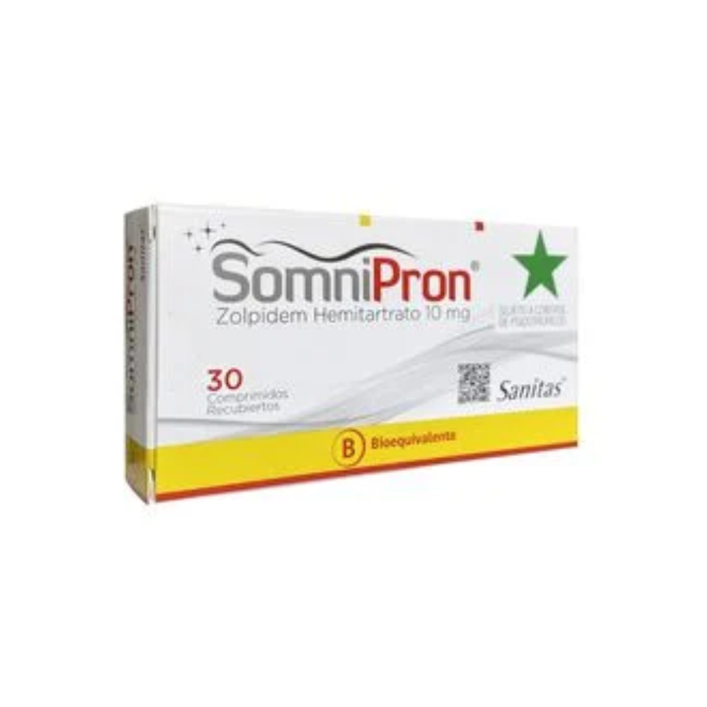 SOMNIPRON 10MG X 30 COMPRIMIDOS REC
