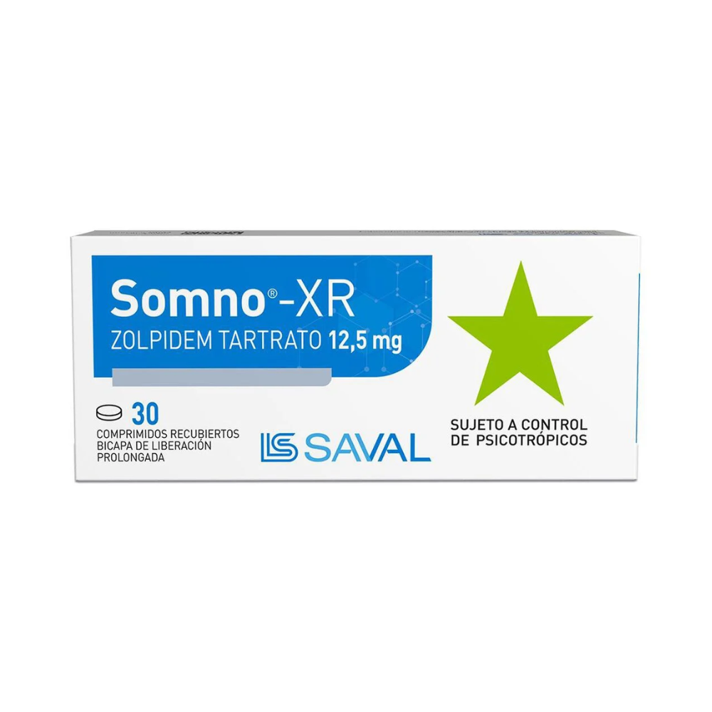 SOMNO XR 12.5 MG X 30 COMPRIMIDOS