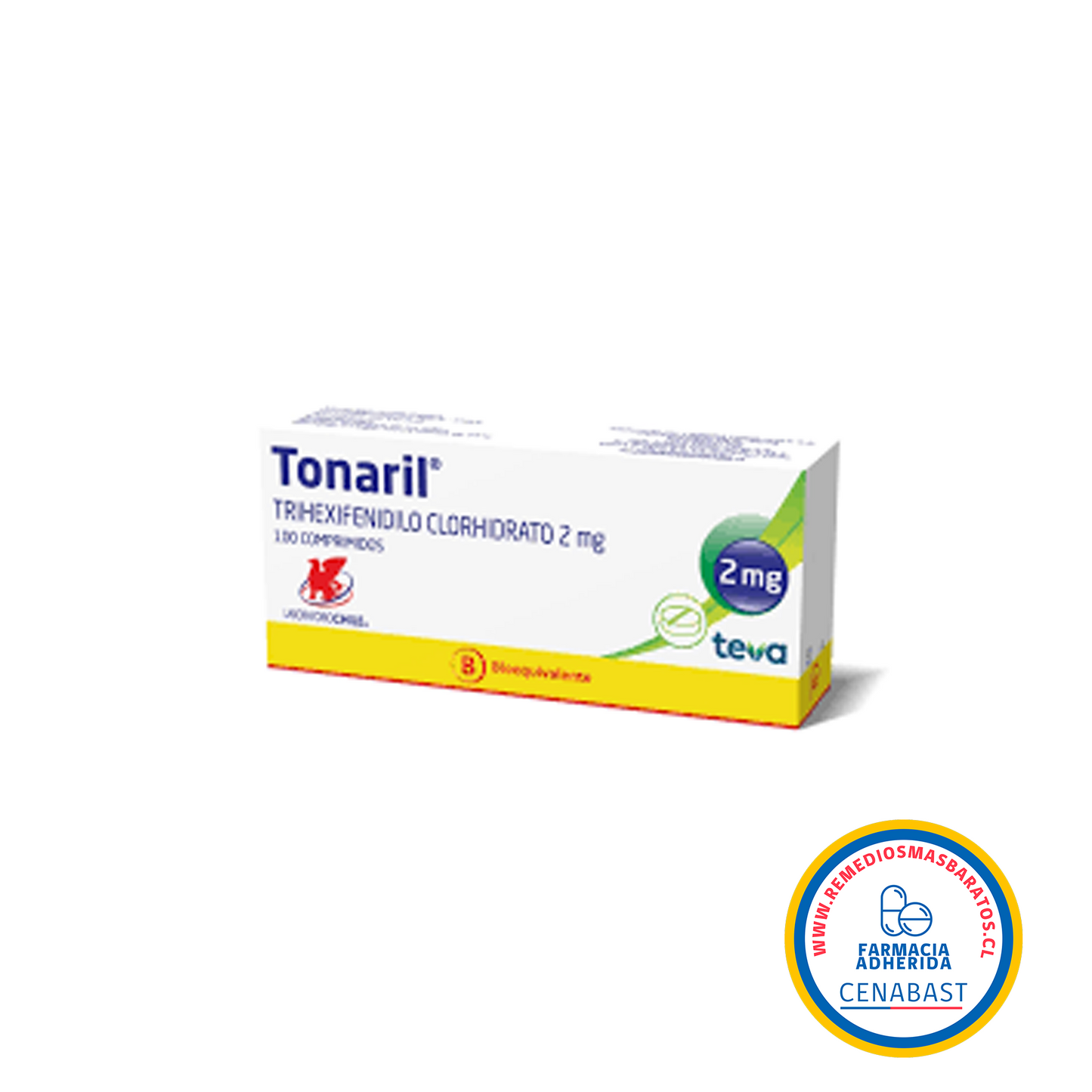 TONARIL 2 MG X 100 COMPRIMIDOS