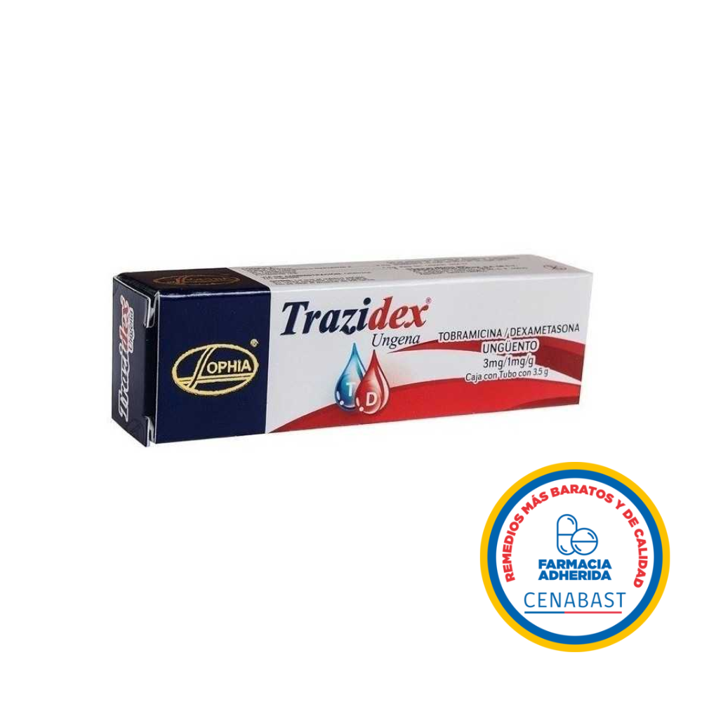 TRAZIDEX 3/1MG UNG OFT X 3.5 GR CENABAST