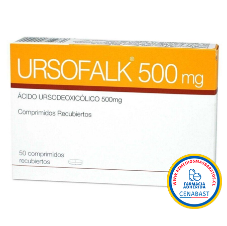 URSOFALK 500 MG X 50 COMPRIMIDOS