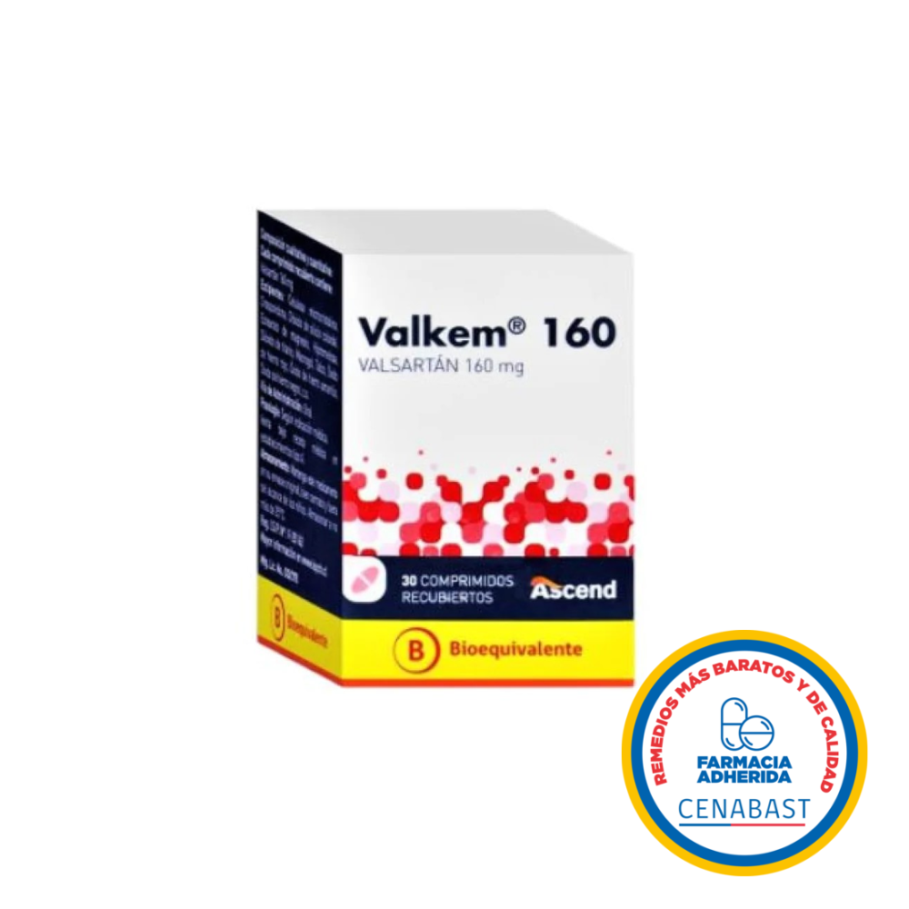 VALKEM COM 160 MG X 30 (BE) CENABAST