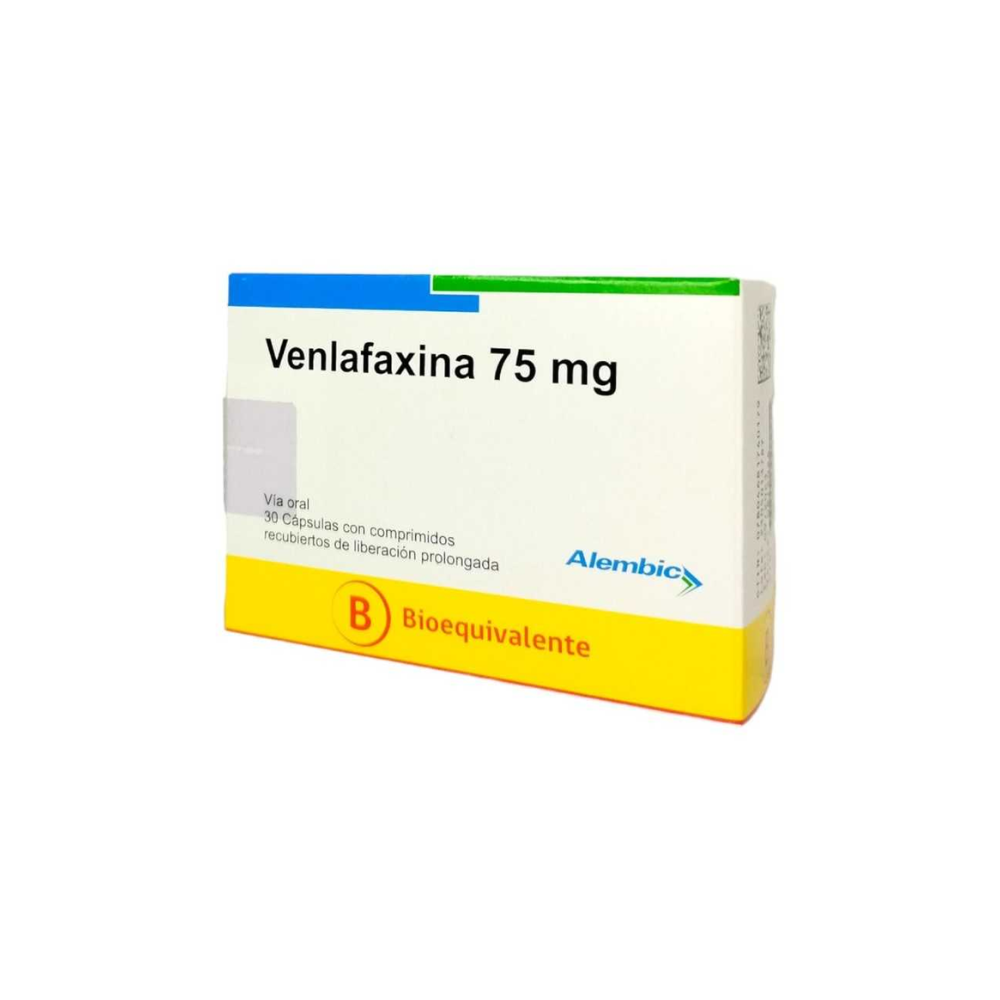 VENLAFAXINA 75 MG CAJ 30 COMPRIMIDOS ALEMBIC