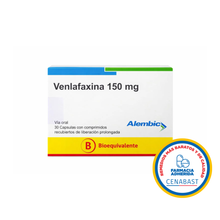 VENLAFAXINA HCl ER 150 MG X 30 CAPS ALB CENABAST