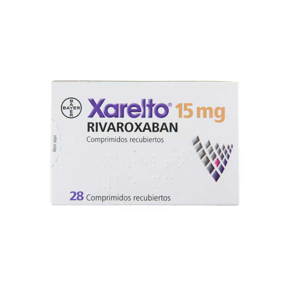 XARELTO COM 15 MG. X 28 COMPRIMIDOS