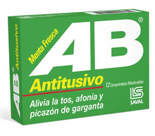AB ANTITUSIVO MENTA COMP MAST 5 MG / 10 MG X 12 U SAVAL