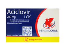 ACICLOVIR 200 MG X 25 COMPRIMIDOS