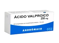 ACIDO VALPROICO COMPRIMIDOS 250 MG. X 20 ANDROMACO