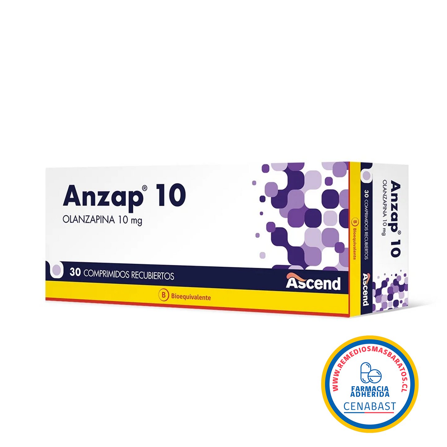 ANZAP 10 MG X 30 COMPRIMIDOS