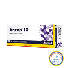 ANZAP 10 MG X 30 COMPRIMIDOS