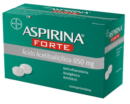 ASPIRINA FTE.COMPRIMIDOS 650MG 10