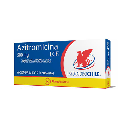 AZITROMICINA 500 MG X 6 COMPRIMIDOS
