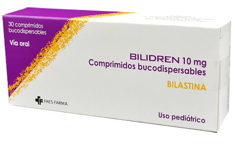BILIDREN COM 10 MG X 30 COMPRIMIDOS BUCODISPERSABLES FAES FARMA CHILE