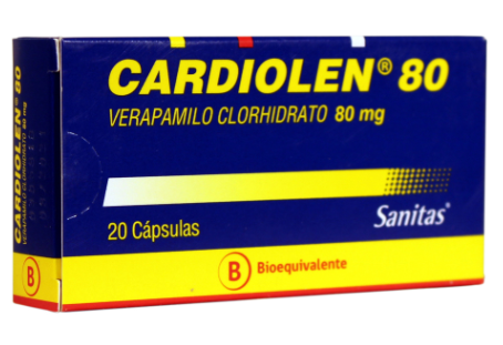 CARDIOLEN CÁPSULAS 80 MG X 20 U SANITAS BE