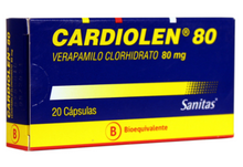 CARDIOLEN CÁPSULAS 80 MG X 20 U SANITAS BE