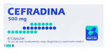 CEFRADINA 500 MG X 8 CÁPSULAS