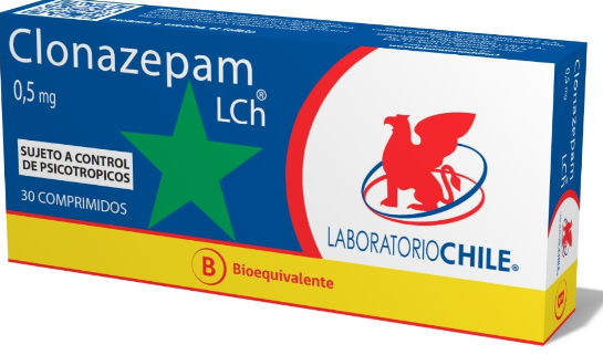 CLONAZEPAM COMPRIMIDOS 0,5 MG X 30 U