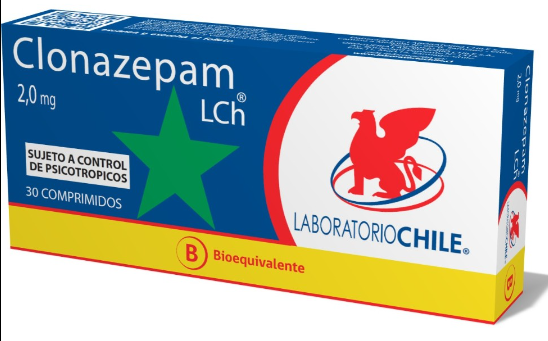 CLONAZEPAM COMPRIMIDOS 2,0 MG X 30 U