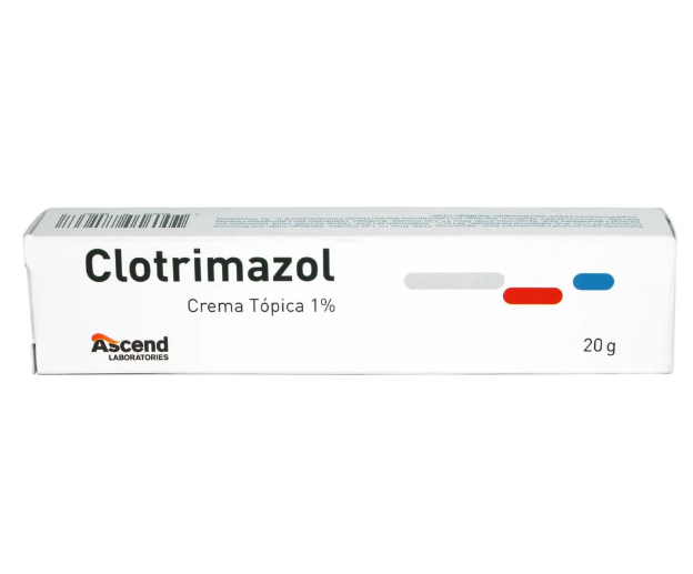 CLOTRIMAZOL 1% CREMA TÓPICA 20 Gramos