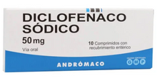 DICLOFENACO COMPRIMIDOS RECUBIERTOS 50 MG X 10 U ANDROMACO