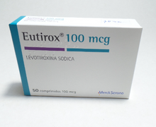 EUTIROX COMPRIMIDOS 100 MCG X 50 U MERCK.