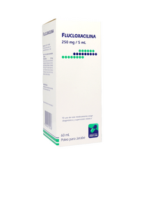 FLUCLOXACILINA POLVO PARA JARABE 250 MG / 5 ML X 60 ML