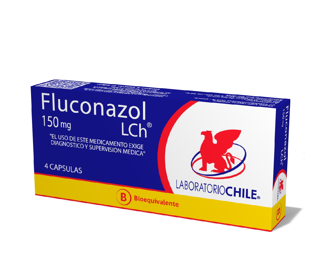 FLUCONAZOL CÁPSULAS 150 MG X 4 U