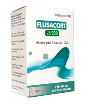 FLUSACORT 25/250 MCG X 120 DS