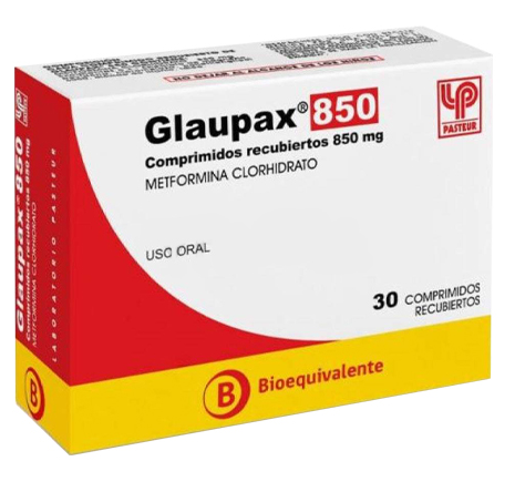 GLAUPAX COM 850 MG X 30 PASTEUR