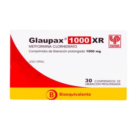 GLAUPAX-XR 1000 MG 30 COMP
