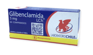 GLIBENCLAMIDA COMP 5 MG X 60 U CHILE BE