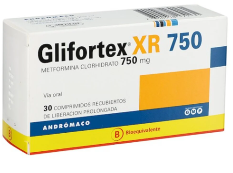 GLIFORTEX XR 750 MG X 30 COMP