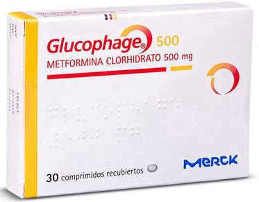 GLUCOPHAGE 500 MG X 30 COMP