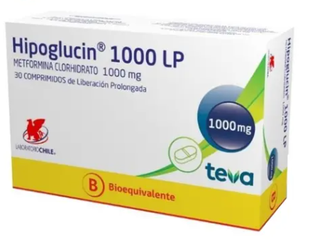 HIPOGLUCIN LP 1000 MG X 30 COMP.