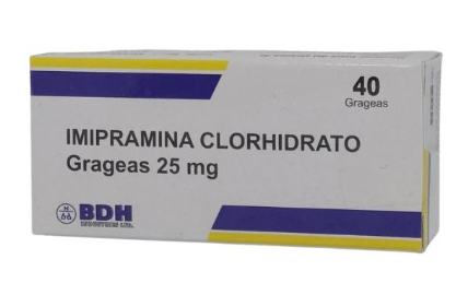 IMIPRAMINA GRAGEAS 25 MG